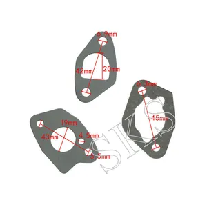 Karburator Perbaikan Rebuild Kit Kertas Gasket Set untuk Honda GX160 GX168 GX200 Mesin Mesin Pemotong Rumput Motor Suku Cadang Generator