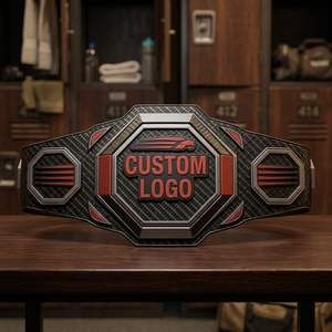 Cinturones de Campeonato de Cuero Personalizados de Alta Calidad, Cómodos y Personalizables para Jiu-Jitsu, MMA, Taekwondo, Grappling, Karate, Judo - Product Image 3