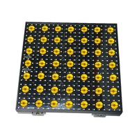 Projecteur de scène en alliage d'aluminium LED RGBWA 7x7 Pixel Matrix DMX512/Contrôle sonore IP54 avec CRI 90 pour Club, Fête, KTV, Bar, DJ