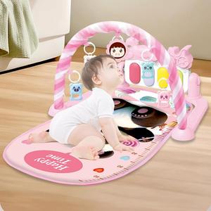 Yuglow - <span class=keywords><strong>Gimnasio</strong></span> de Actividades con Piano de Pedales para Bebés, Juguete Educativo de Aprendizaje Temprano, Múltiples Patrones Opcionales - Product Image 1
