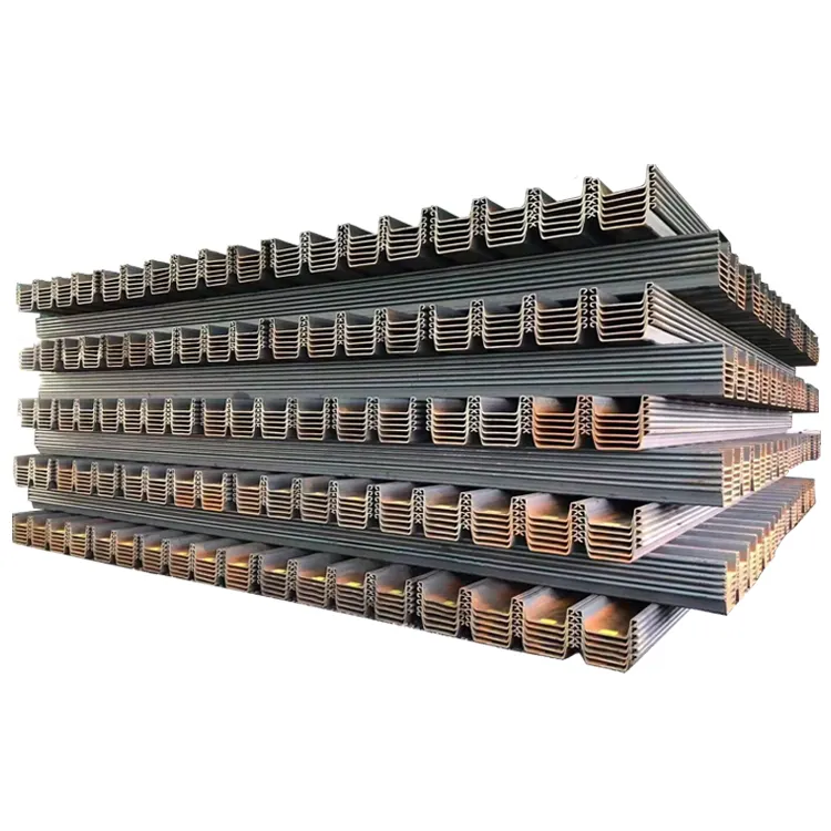 China Steel U Type 400*100 400*125 400*170 100mm 125mm 170mm Sheet Piles Supplier