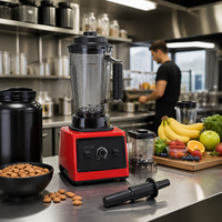 Blender commercial haute vitesse 4,5 L, 12000 W, robuste, pour smoothies, bar à jus, qualité hôtelière, grande capacité