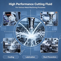 Fluide de coupe semi-synthétique multi-métaux haute performance pour l'acier, la fonte et l'aluminium