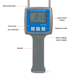 เครื่องวัดความชื้นผงธัญพืช TK100GF เครื่องวัดความชื้นแป้งสำหรับข้าว/ข้าวโพด/ข้าวสาลี/แป้งข้าวบาร์เลย์ - Product Image 5