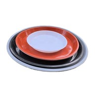 Ensemble de pot de fleurs et soucoupe de jardin en PP à motif circulaire Horyard |   Pots à légumes et herbes en plastique écologique avec drainage pour la décoration de la maison