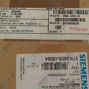ชุดอุปกรณ์เชื่อมต่อเพื่อความปลอดภัยของชิ้นส่วน SMT รุ่น 3TK28 24VDC 5S-10 สำหรับ 00341222-01 - Product Image 3