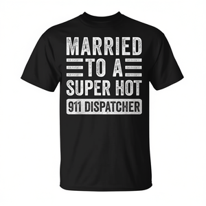 T-shirt amusant pour les femmes et les maris de pompiers, idéal pour les passionnés de pompierie – Produit promotionnel super attractif pour les conjoints des pompiers - Product Image 3