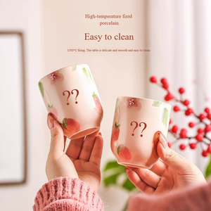 Juego de tetera con taza de cerámica para uso doméstico, regalo de boda de compromiso para novia, artículos de té completos - Product Image 5