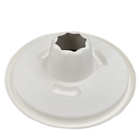 Pot de pépinière compostable respectueux de l'environnement Pots de plantes Bio dégradable canne à sucre Bagasse pépinière bassin tasse avec trou