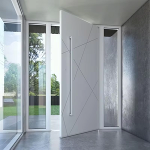 Italie Meilleure vente <span class=keywords><strong>grande</strong></span> poignée serrure intelligente portes d'entrée avant porte d'entrée sécurité luxe sécurité porte pivotante en acier inoxydable pour les maisons - Product Image 6