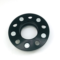 Adaptateur de roue moletteuré Wheelsky en aluminium forgé noir mat 5 trous M14X1.5 5X114.3 à 5X114.3 pour voiture, directement de l'usine