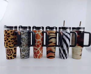 40 Oz Tumbler With Handle 40oz Panda Tumbler With <strong>Lid</strong> <strong>Straw</strong> Double Insulated Travel Coffee Mug Panda <strong>Cute</strong> <strong>Cup</strong> Gifts for Women - Product Image 6