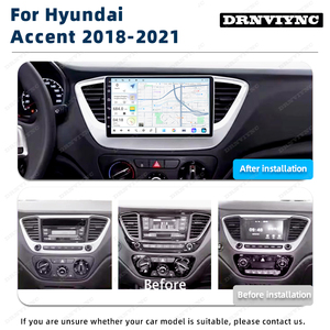 Android Autoradio Stereo Multimediasysteem Voor Hyundai Accent Verna 2018-2021carplay Dsp Audiospeler Scherm Gps Navigatie - Product Image 2