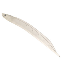 Leurre souple bionique transparent en forme de poisson-ceinture pour la pêche en bateau, appât artificiel sans hameçons pour poisson-boneux