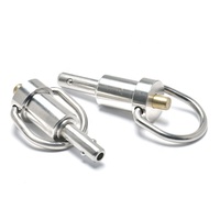 A2-70 A4-80 acier inoxydable D anneau type bouton-poussoir à ressort à dégagement rapide goupille de verrouillage à billes