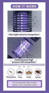 SAIJZEK.OEM haute garantie de qualité <span class=keywords><strong>efficace</strong></span> piège à moustiques électrique uv <span class=keywords><strong>anti</strong></span>-insecte mouche <span class=keywords><strong>moustique</strong></span> tueur lampe insecte zapper - Product Image 3
