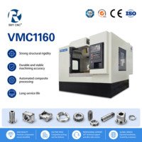 Centro de Mecanizado Vertical VMC1160 de 4 Ejes, Husillo BT40, Mesa Rotatoria de 4.º Eje, Alta Precisión, SYNTEC/Fanuc/Mitsubishi, Uso Pesado