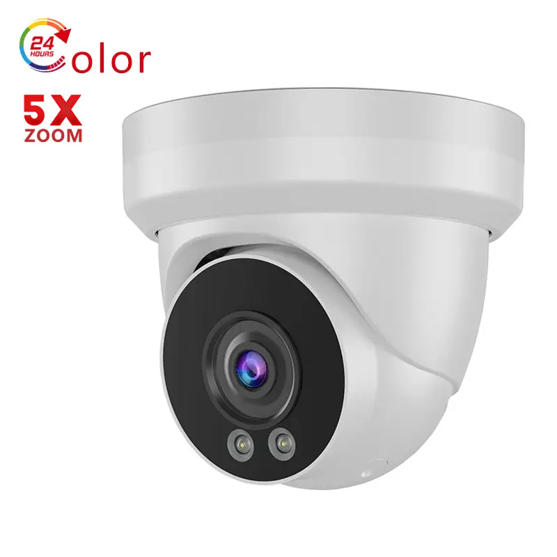 5mp 5X Zoom ColorVu Full Color Surveillance PoE IP Cameras Dual-Light Colorvu Waterproof CCTV Network Camera Outdoor