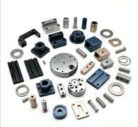 Pièces métalliques usinées CNC 5 axes sur mesure, traitement d'anodisation, acier inoxydable 304, composants en aluminium