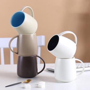 Wholesale Inner Color Mug Office Ceramic Water Cup Custom Printed Coffee Mugs for Promotion - Product Image 5