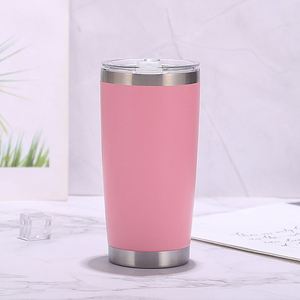 Gobelet isotherme en acier inoxydable de 20 oz à double paroi, indispensable pour la conduite - Product Image 4