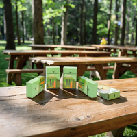 Boîte d'allumettes d'emballage personnalisé en gros pour petites entreprises et lot d'allumettes publicitaires de restaurant de chaîne d'oliviers