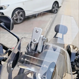 <span class=keywords><strong>Parabrezza</strong></span> Universale Regolabile in Altezza per Modifiche Moto - Product Image 3