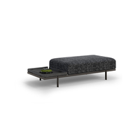 Ensemble de canapés modulaires en tissu de style minimaliste nordique italien haut de gamme, canapé sectionnel moderne pour hall d'hôtel, bureau, réception