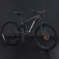 Nouvelle Arrivée MTBGO Vélo VTT Personnalisable en Acier à Haute Teneur en Carbone 21/24 Vitesses, Suspendu, pour Hommes, VTT de Descente pour Adultes