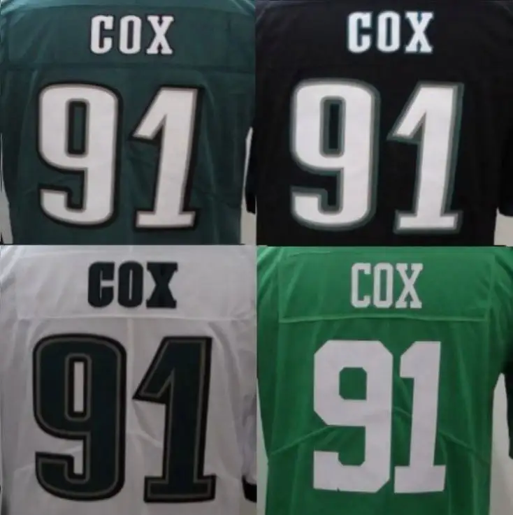 Customized Fletcher Cox #91 Best Quality Stitched Jerseys