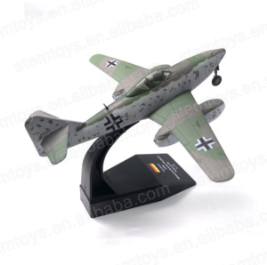 Modèle d'<span class=keywords><strong>avion</strong></span> à réaction en métal moulé sous pression 1/72 Me-262, <span class=keywords><strong>bombardier</strong></span> allemand pour collectionneurs et exposition, jouet en alliage - Product Image 3