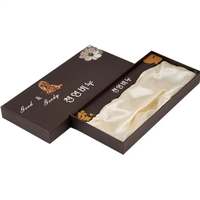 Individuelles Drucklogo umweltfreundliche Verpackung für Hochzeit Wohltaten Süßigkeiten Schokolade Erdbeere Kuchen Papier-Geschenkbox mit Abdeckung