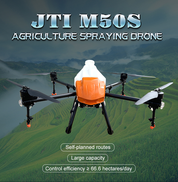 JTI M50S 30L Agriculture Spraying Drone, JTL MbOS AGRICULTURE SPRAYING DRONE Self-planned