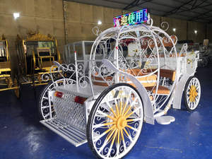 Chariot de tourisme électrique en forme de citrouille à faible consommation d'énergie, fourni directement par l'usine - Product Image 4