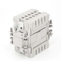 HE-010 borne à sertir 10 broches 16A à usage intensif 10 broches 16A connecteur à sertir Inserts standard électroniques
