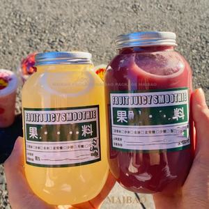 Gobelets vides ronds en plastique pour animaux de compagnie de 16oz 500ml avec couvercle bouteilles en plastique transparent pour boisson boisson - Product Image 6