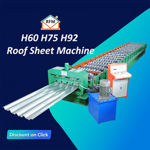 Hebei Liming Meistverkaufte Dachziegel-Herstellungsmaschine H60 H75 H92 Dachblech-Rollmaschine - Product Image 1