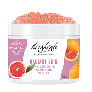 Gel de esencia natural de fruta con vitamina C, exfoliante para <span class=keywords><strong>el</strong></span> cuidado corporal Facial Personal, crema suavizante exfoliante de limpieza profunda con colágeno - Product Image 1