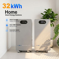 Système de stockage d'énergie domestique tout-en-un 6,2 kW 11 kW, système solaire ESS 16 kWh 32 kWh, batteries au lithium 314 Ah 51,2 V