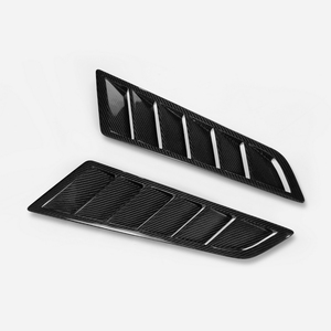 Ventilaciones de aire universales de capó de fibra de carbono tipo GT de aproximadamente 46x14cm para coches modelo Civic - Product Image 5