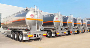 Semi-remorque citerne à carburant en aluminium de 12 000 gallons (45 000 litres), camion citerne à carburant en aluminium à vendre - Product Image 5