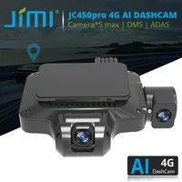 Dashcam 4CH/5CH ADAS Kamera Keamanan JIMIlot JC450 Depan Belakang Dalam Ruangan AI WIFI Video Langsung GPS Kamera Kendaraan Aplikasi Gratis Kit DVR Mobil