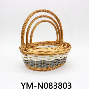 Vendita Diretta dalla Fabbrica Nuovo 2021 Cesto in <span class=keywords><strong>Vimini</strong></span> Fatto a Mano <span class=keywords><strong>per</strong></span> Fiori e <span class=keywords><strong>Pane</strong></span> - Product Image 3