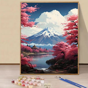 Kit de pintura por números arte estilo impresionista Diy Kit de pintura al óleo lienzo al óleo arte de pared pintura personalizada por diseñador de números 16*20 pulgadas - Product Image 4