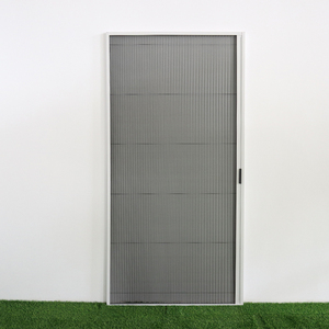 Moustiquaire de <span class=keywords><strong>porte</strong></span> coulissante <span class=keywords><strong>escamotable</strong></span> personnalisée à monter soi-même cadre en aluminium Plisse moustiquaire <span class=keywords><strong>porte</strong></span> moustiquaire <span class=keywords><strong>pliante</strong></span> en maille plissée - Product Image 2