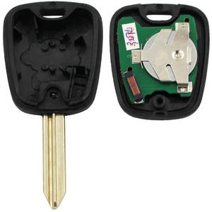 Télécommande à 2 boutons 433MHz ID46 puce pour citroën C2 C3 <span class=keywords><strong>C4</strong></span> Saxo <span class=keywords><strong>Picasso</strong></span> Xsara Berlingo SX9 lame non coupée - Product Image 3