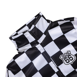 Disfraz de Piloto de Carreras a Cuadros Sexy para Mujer Adulta de Halloween - Product Image 2