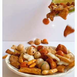 Vendita calda salsa di soia Cracker di riso miglior prezzo snack giapponesi croccanti Cracker di arachidi <span class=keywords><strong>misti</strong></span> - Product Image 4