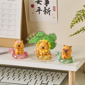 Gadget Capybara pour stabiliser l'humeur, décoration de bureau et de voiture, cadeau de remise de diplôme, ornement de bureau - Product Image 4