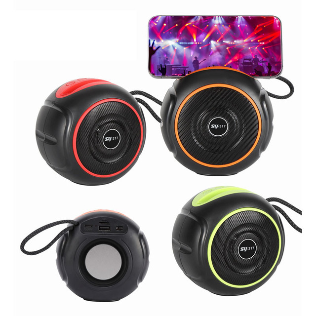 New Arrival FM Radio USB TF AUX TWS Hands-Free Call Outdoor Audio Portable  Speaker BT5.3 Wireless Mini Speaker